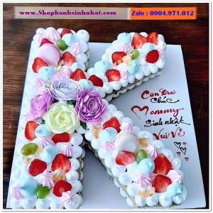 Bánh Sinh Nhật Chữ Cái & Số - RP18